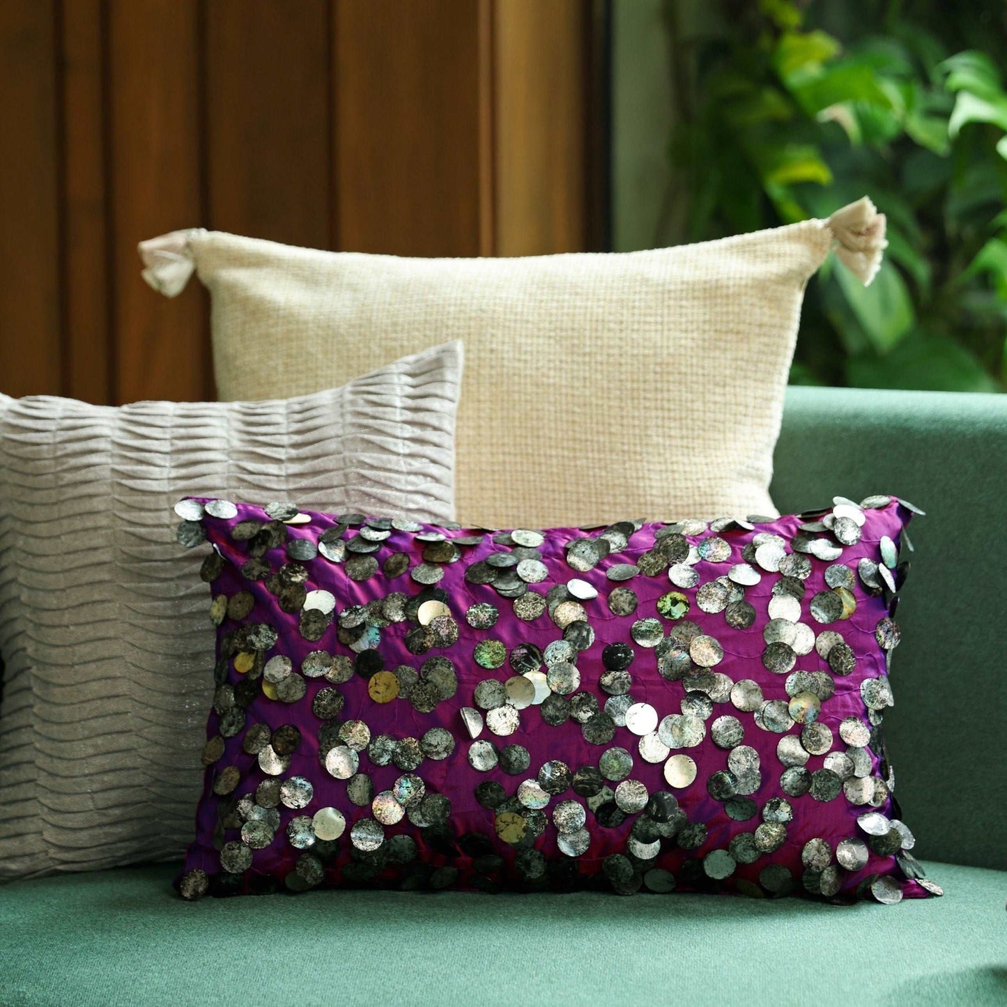 Ananya Handwoven Cushion