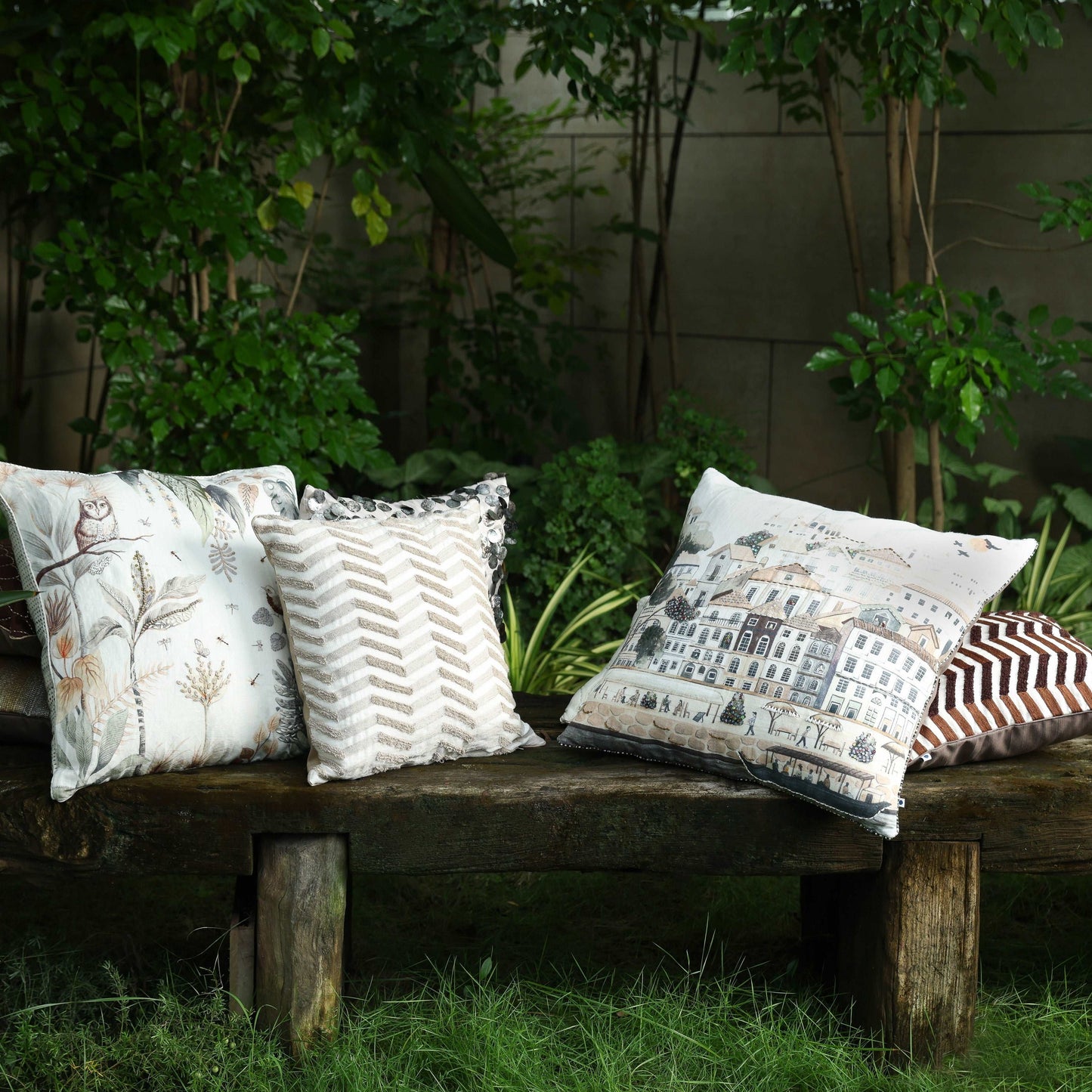 Bagicha Hand embroidered Cushion