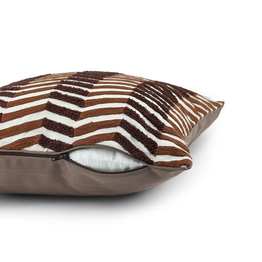 Lahar Hand Embroidered Cushion