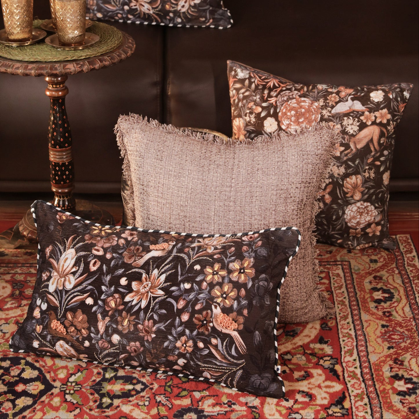 Sukoon Handwoven Cushion Cover