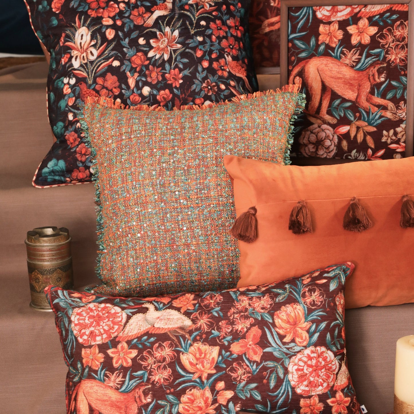 Khwab Handwoven Cushion Cover