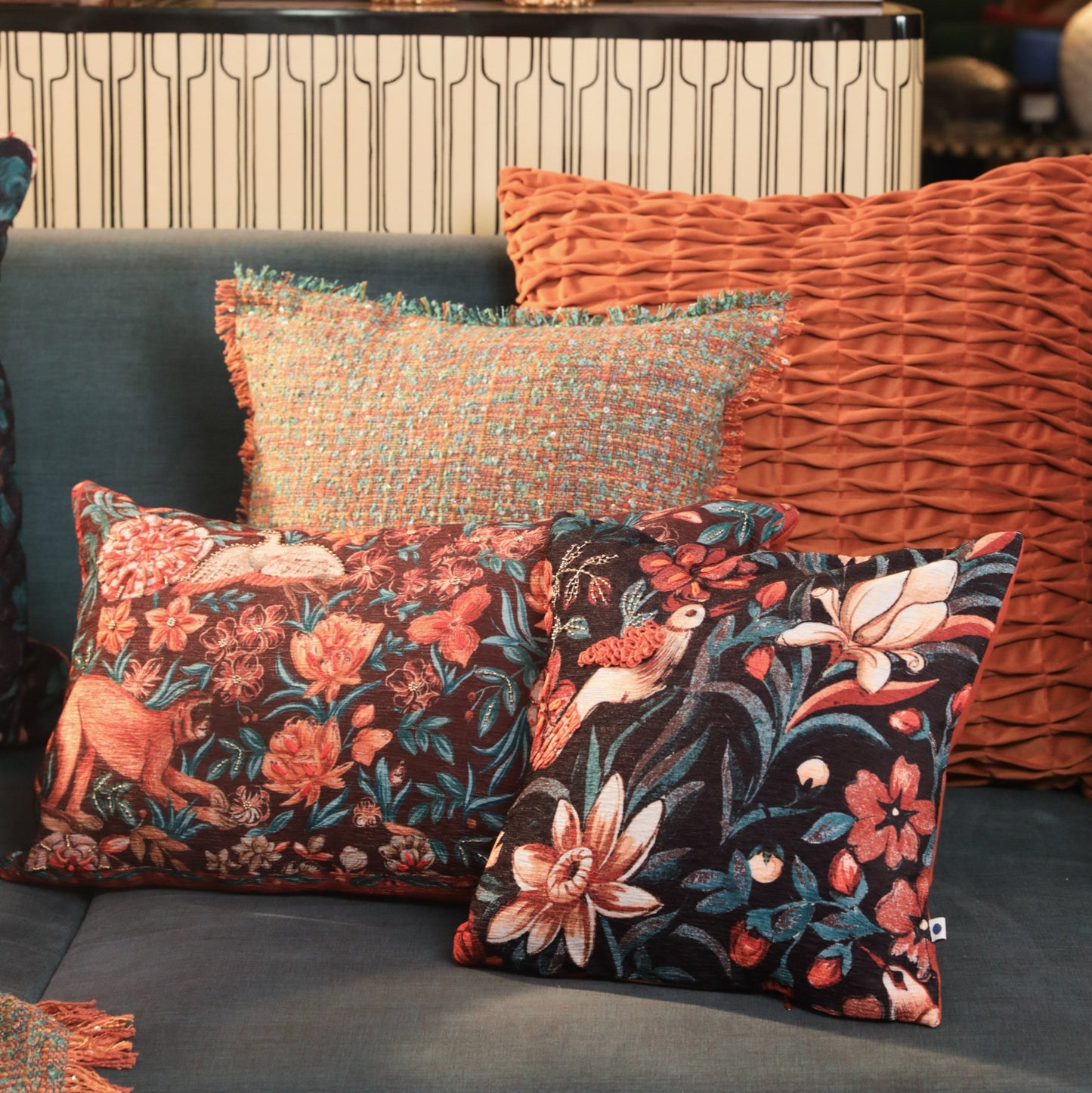 Bahaar Chenille Cushion Cover