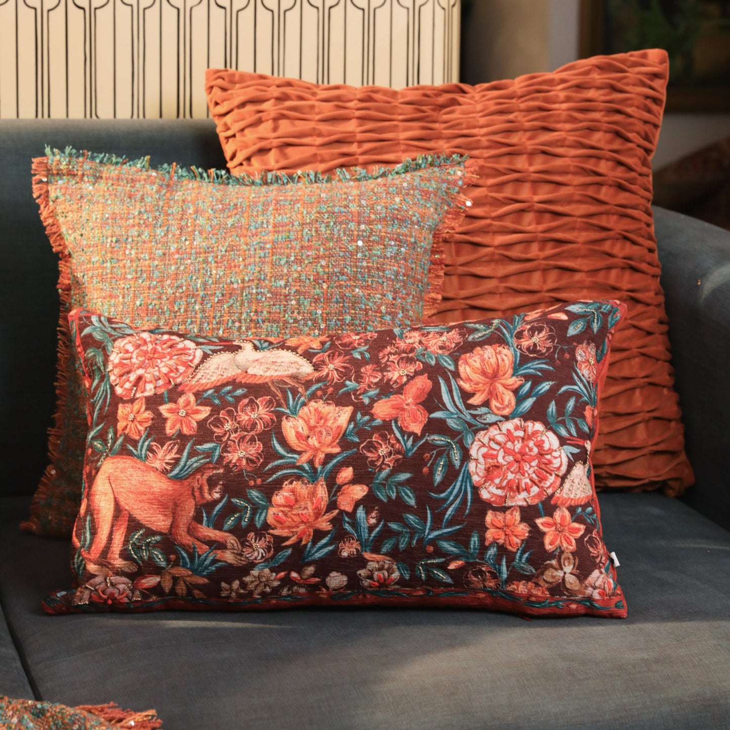 Vanya Chenille Cushion Cover