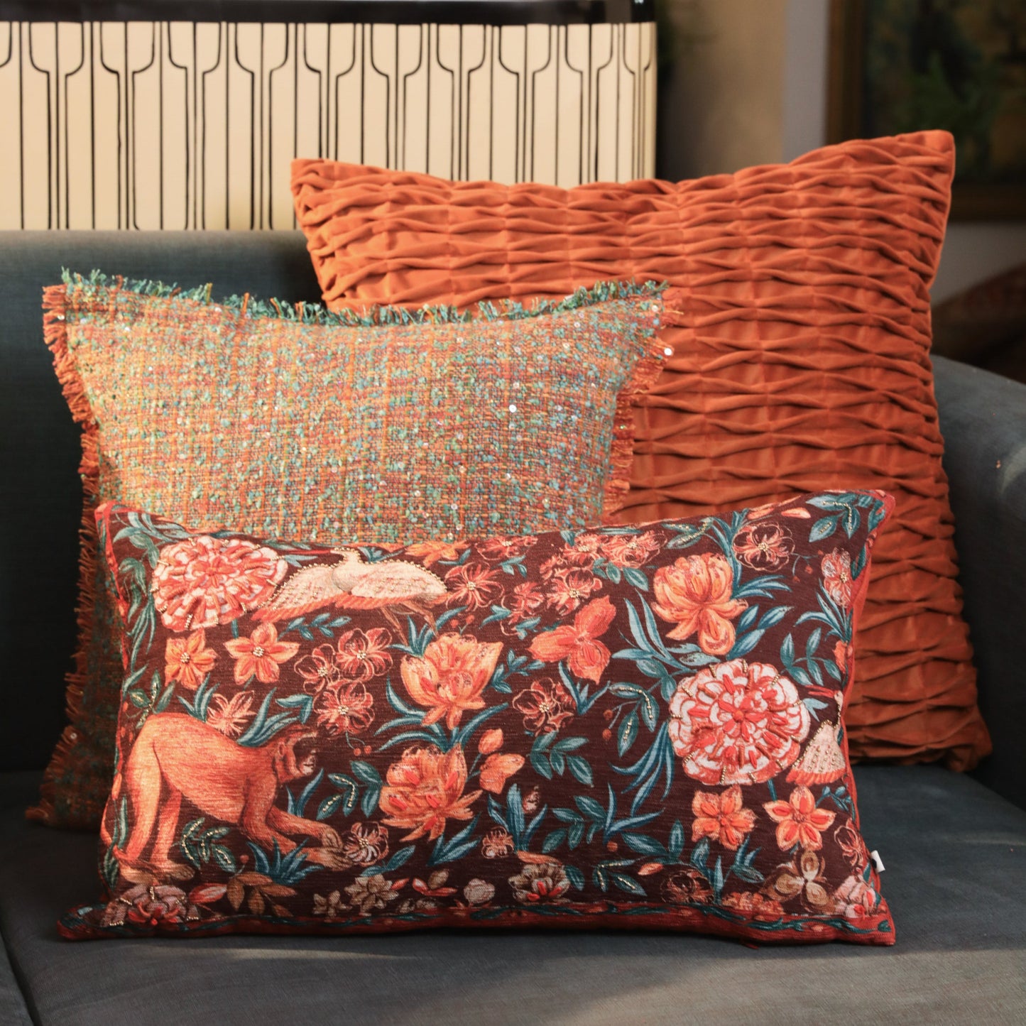 Khwab Handwoven Cushion Cover