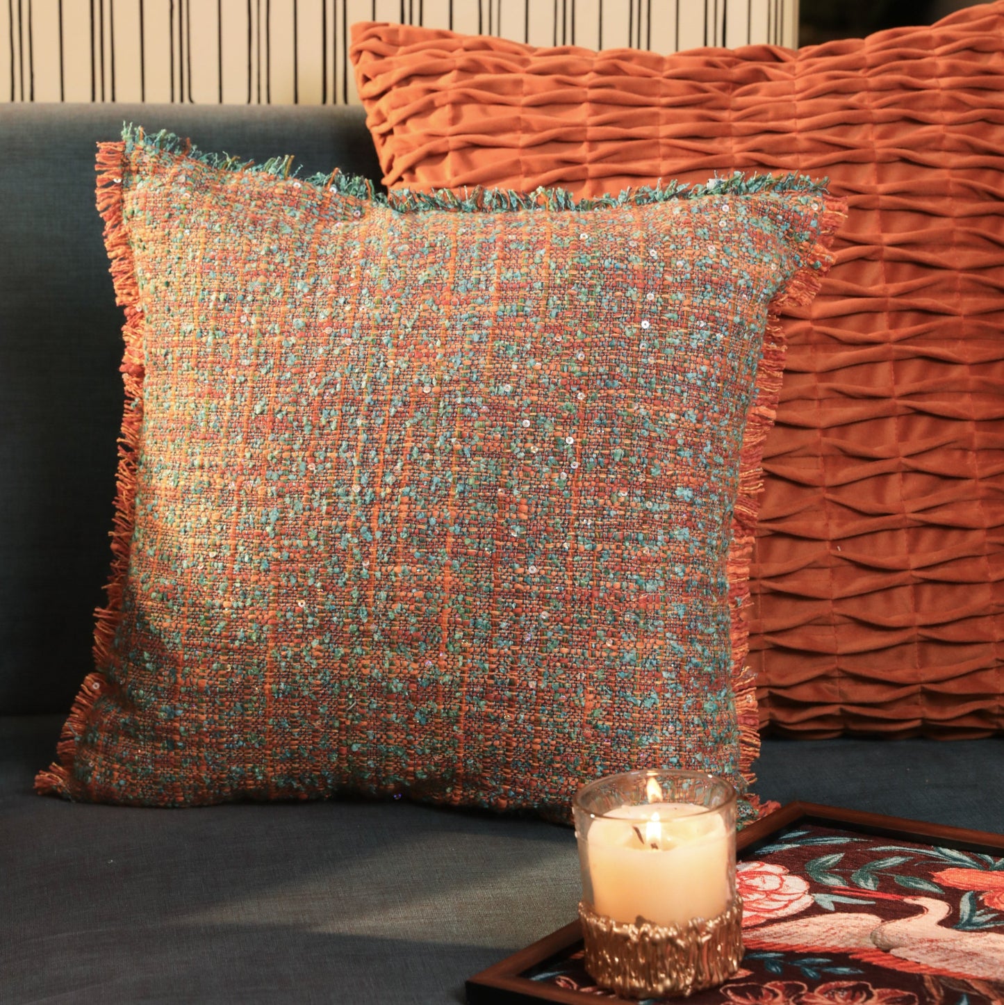 Khwab Handwoven Cushion Cover