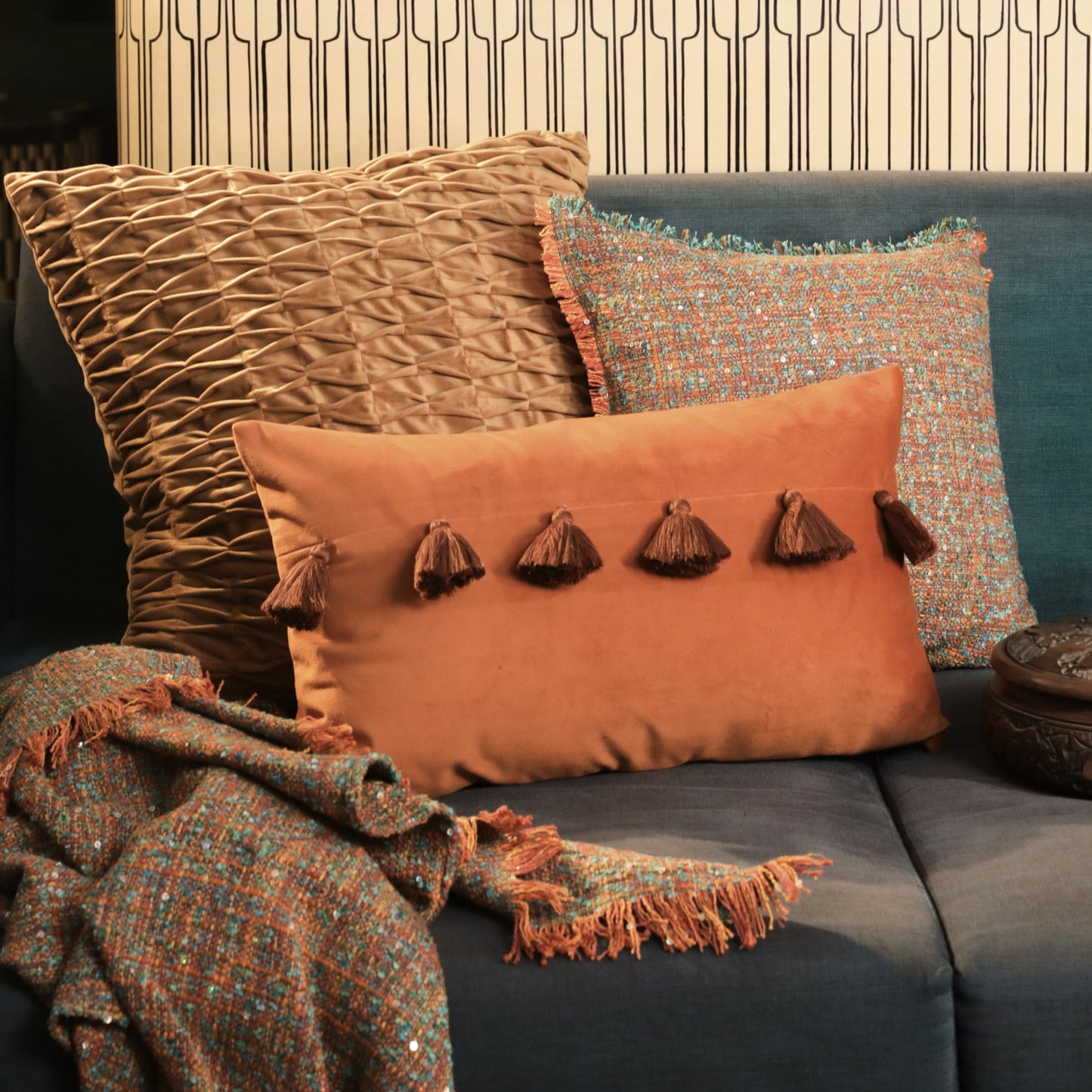 Noor Velvet Cushion