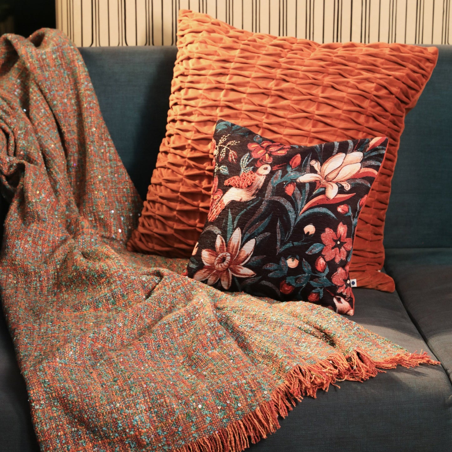 Bahaar Chenille Cushion Cover