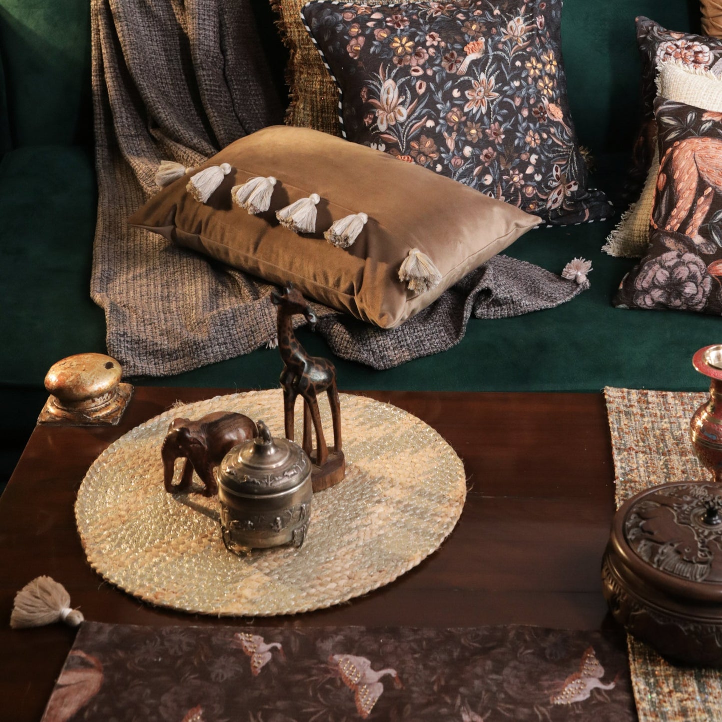 Udaan Chenille Table Runner