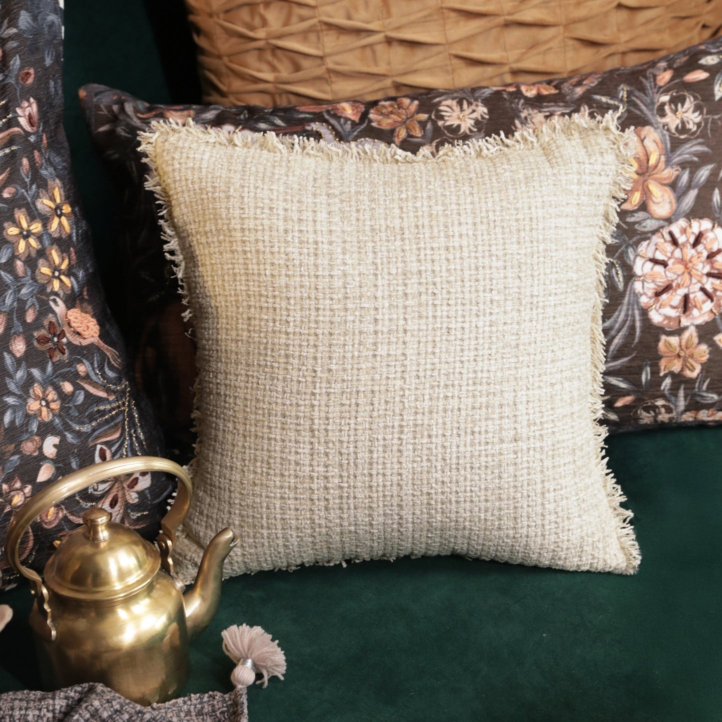 Sukoon Handwoven Cushion Cover