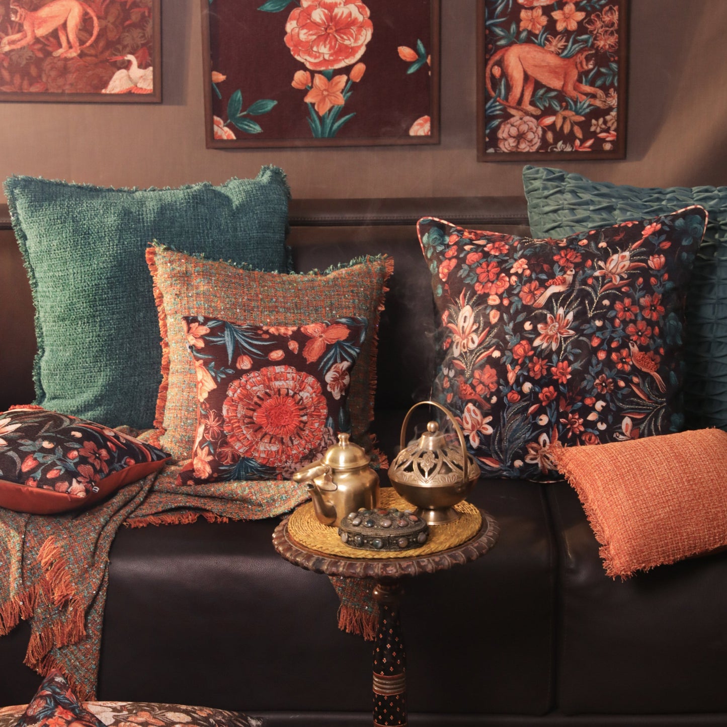 Sukoon Handwoven Cushion Cover