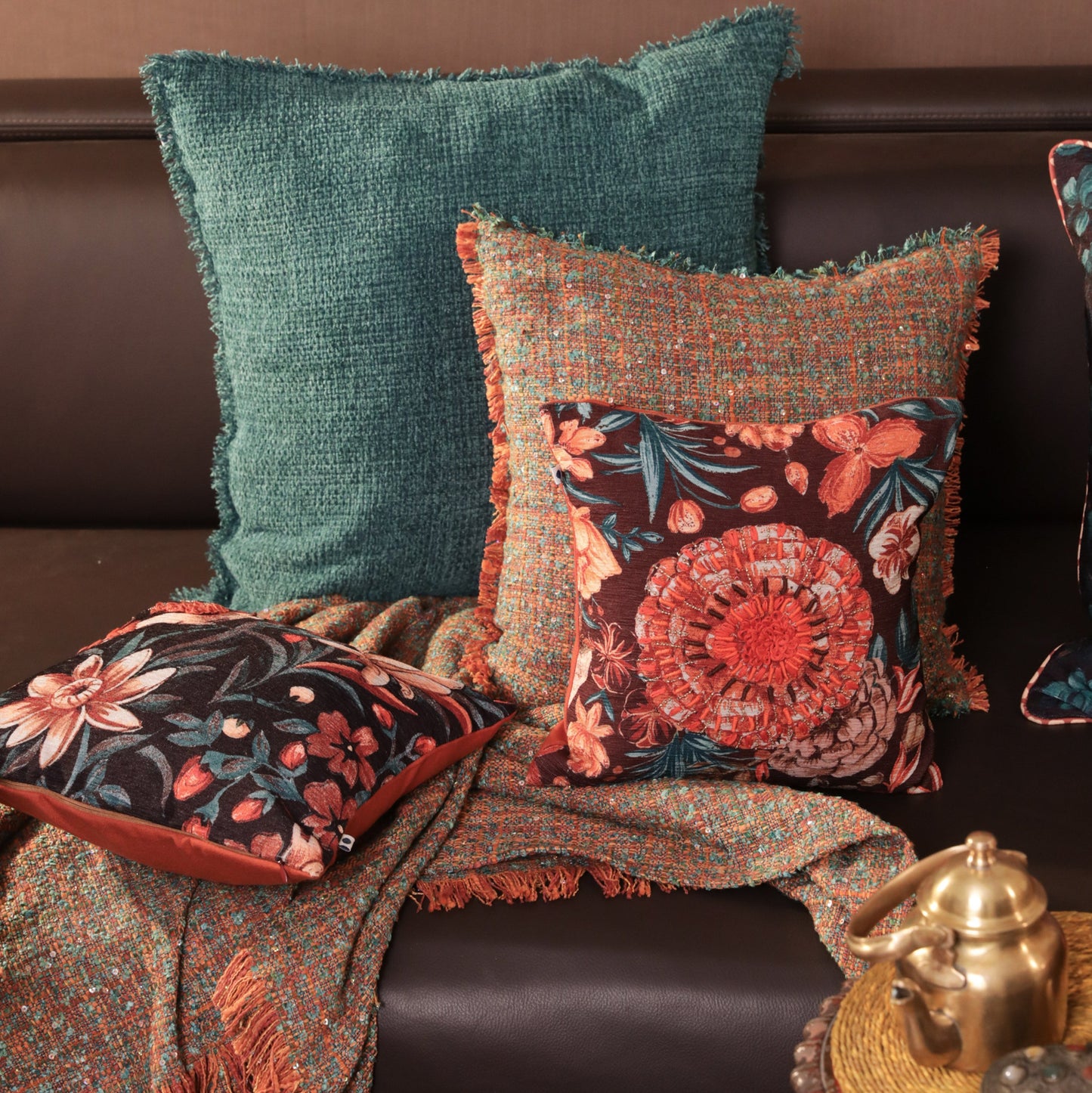 Bahaar Chenille Cushion Cover