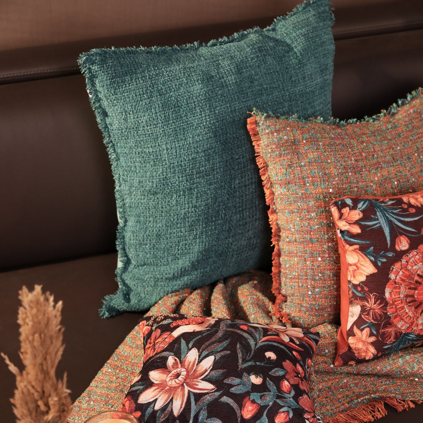 Sukoon Handwoven Cushion Cover