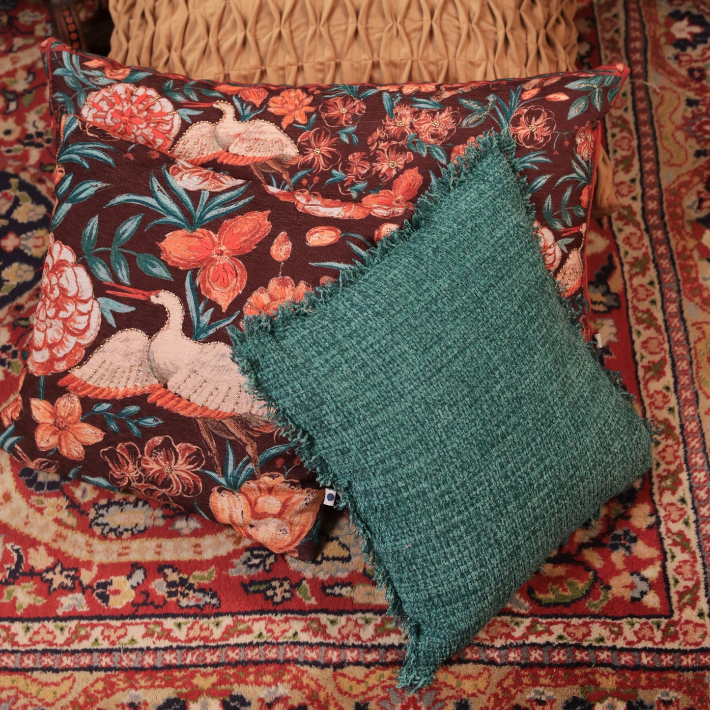 Sukoon Handwoven Cushion Cover