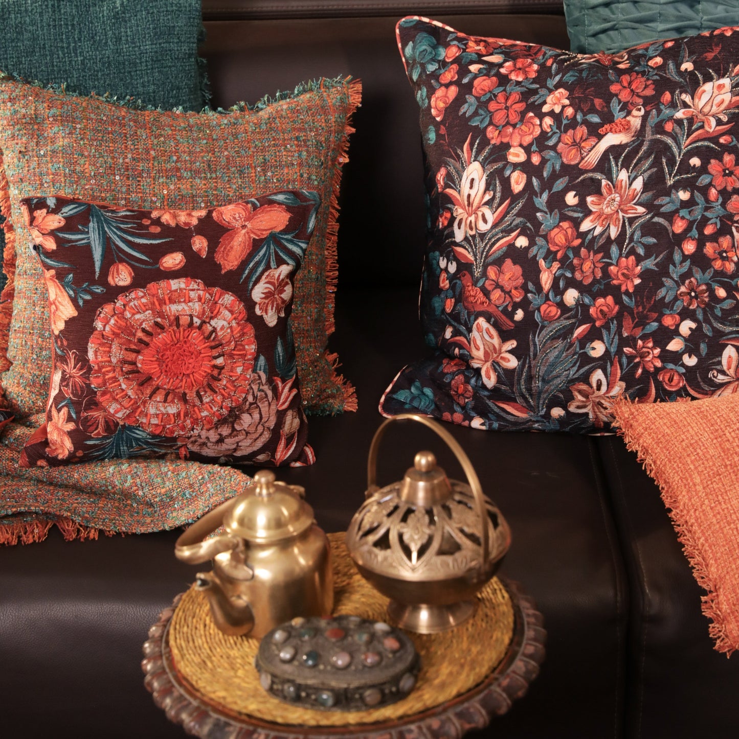 Pushp Chenille Cushion Cover