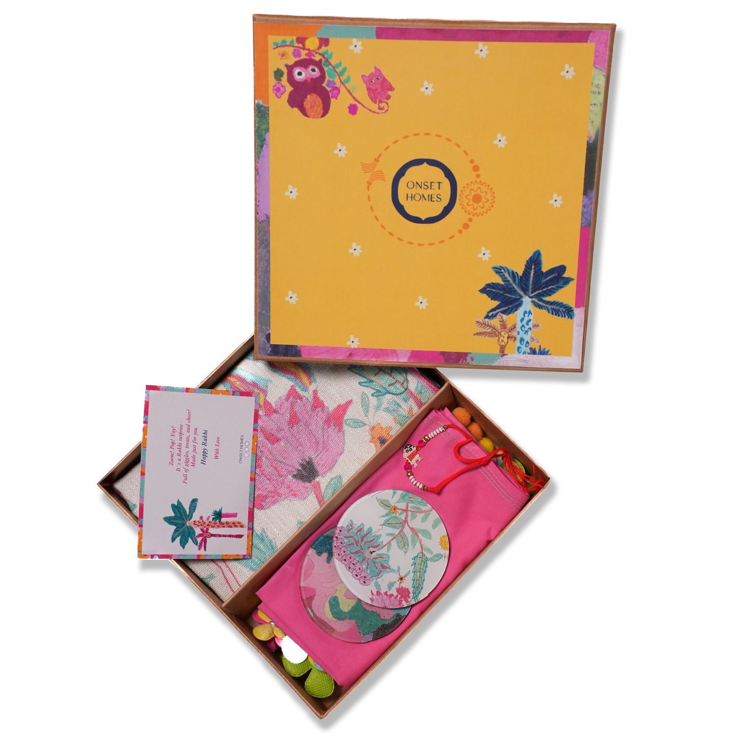 Whimsy– Pink Table Linen Set