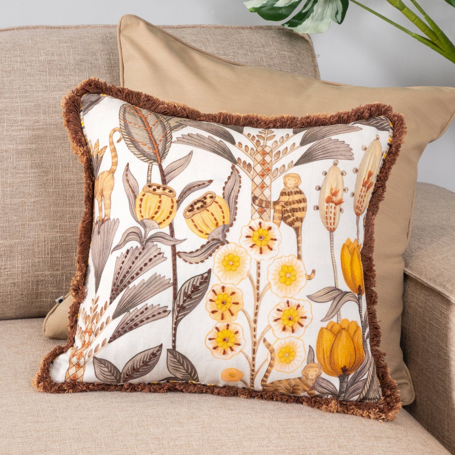 Wildflower Yellow Cushion Cover