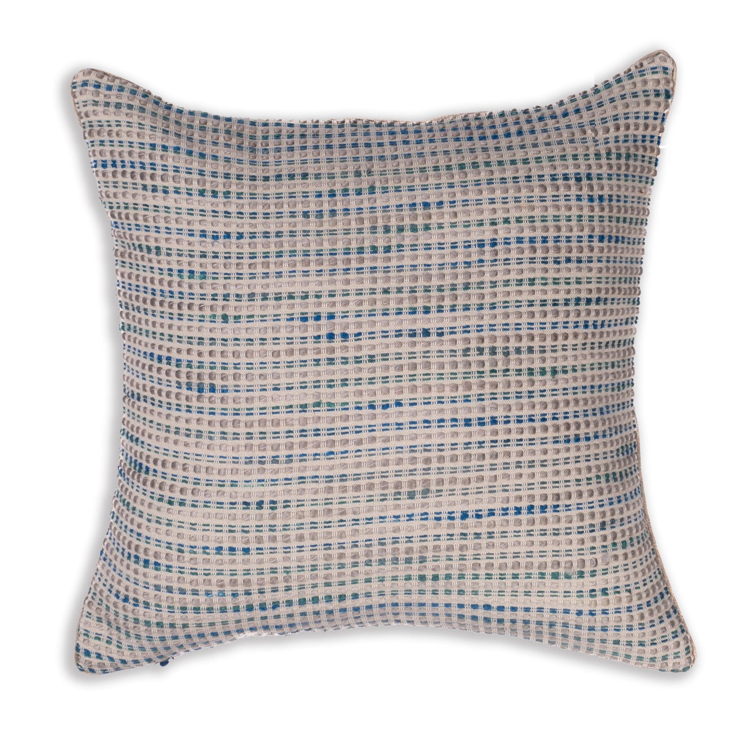 Mirage Blue Handwoven Cushion Cover