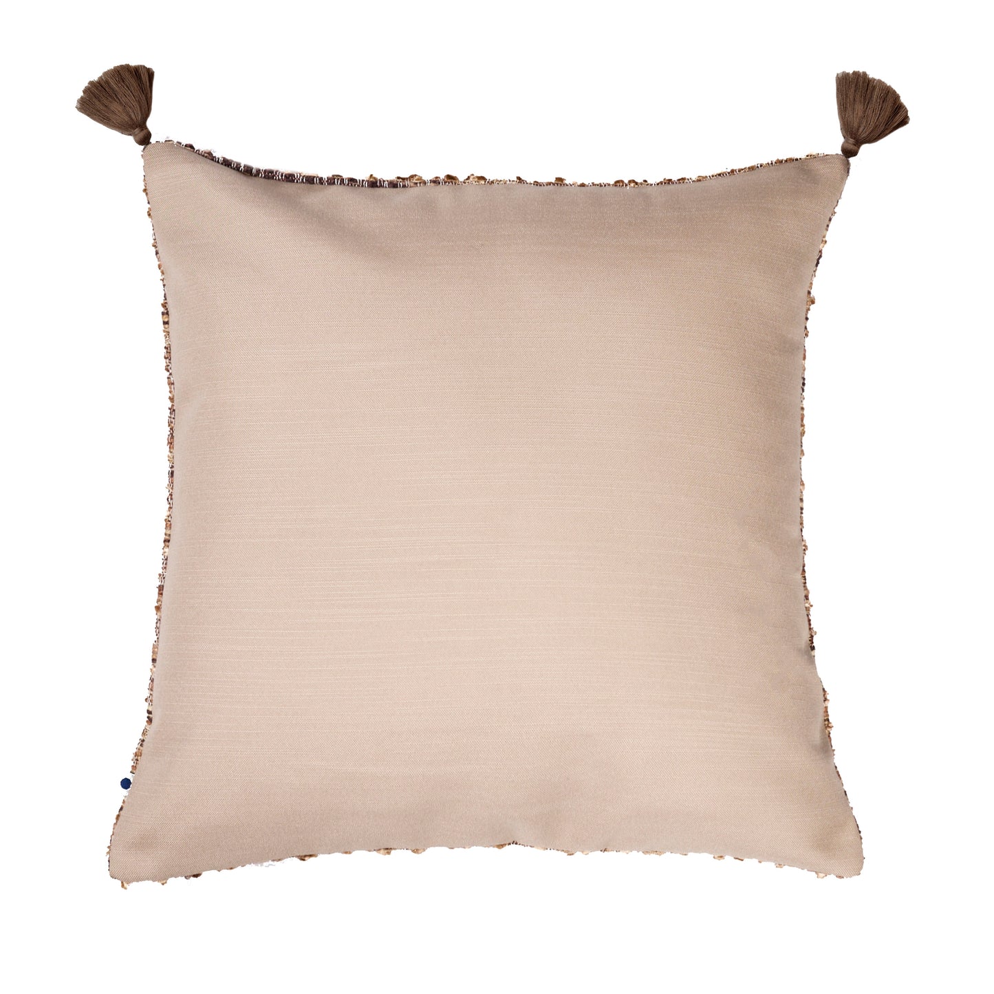 Teak Brown Handwoven Cushion Cover
