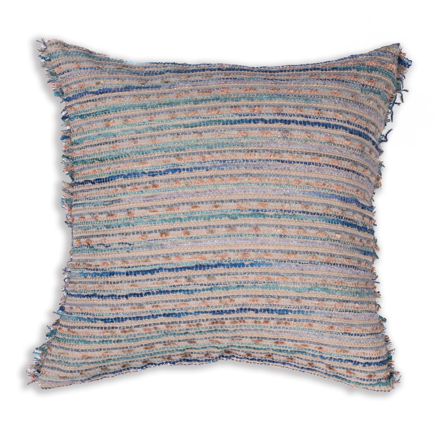 Roadway Blue Handwoven Cushion Cover
