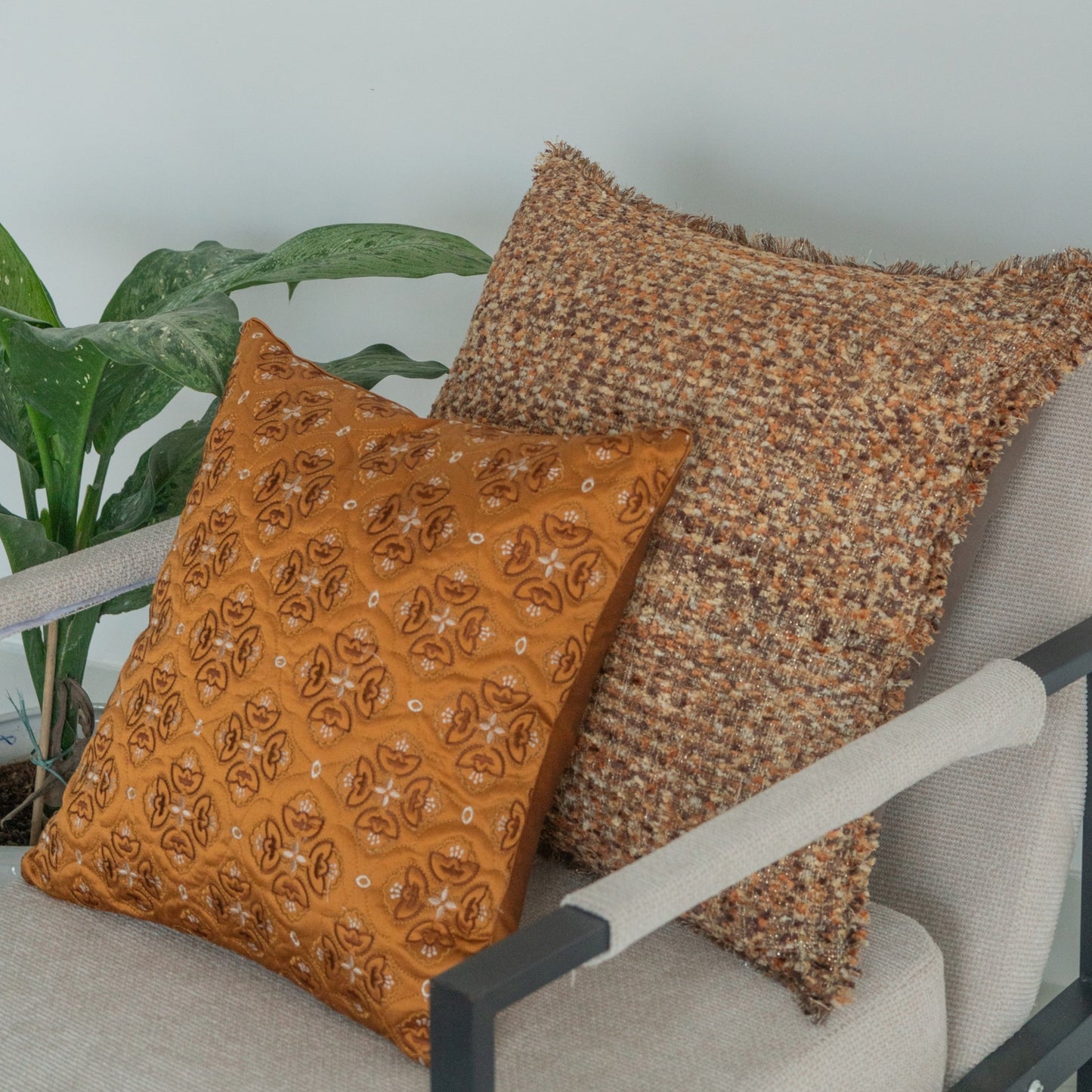 Ananta Mustard Cushion Cover