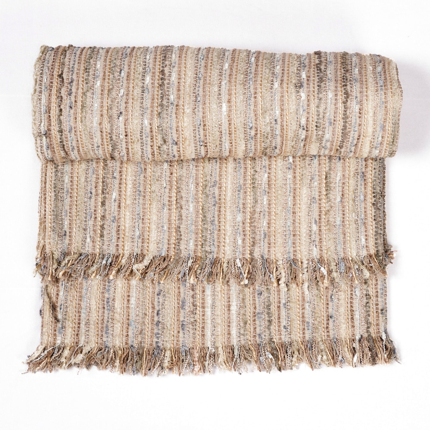 Sombre Neutral Handwoven Throw