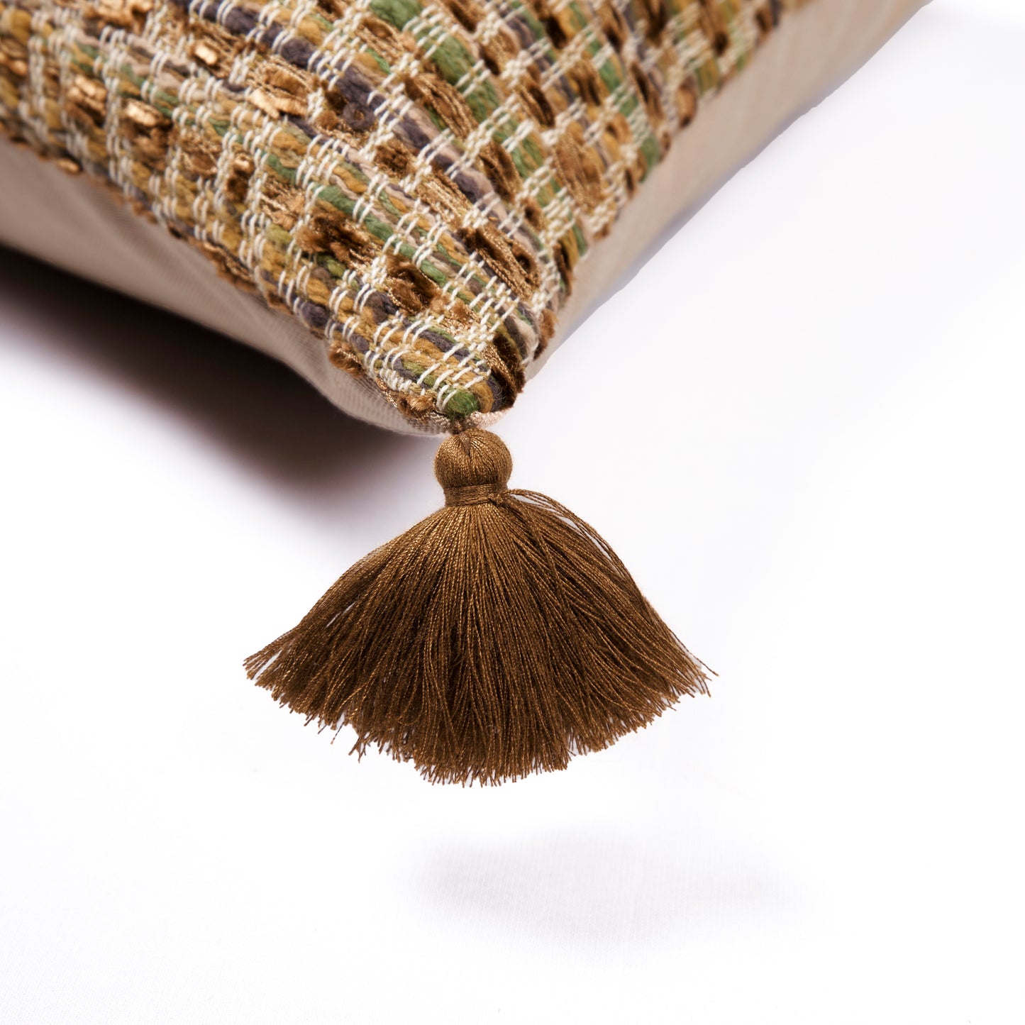 Teak Sand Handwoven Cushion Cover