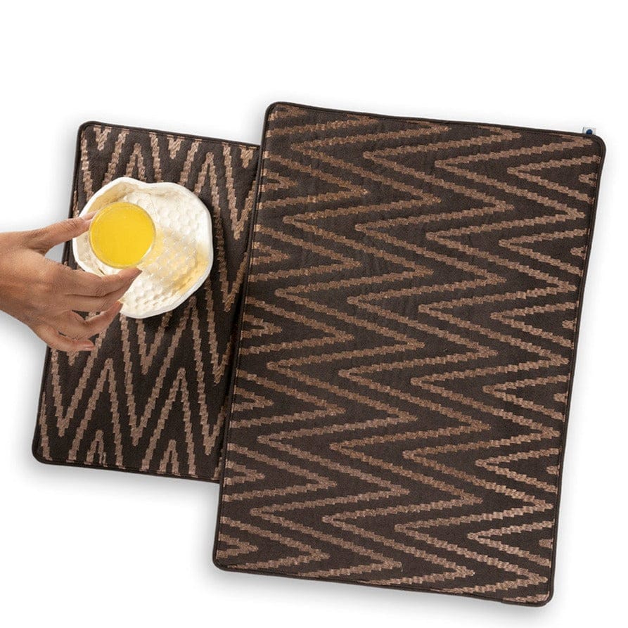 Zigzag Quilted Table Mats