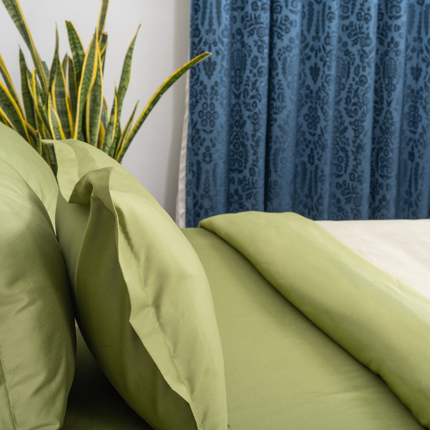 Forest Sage and Shimmering Olive Duvet Covers