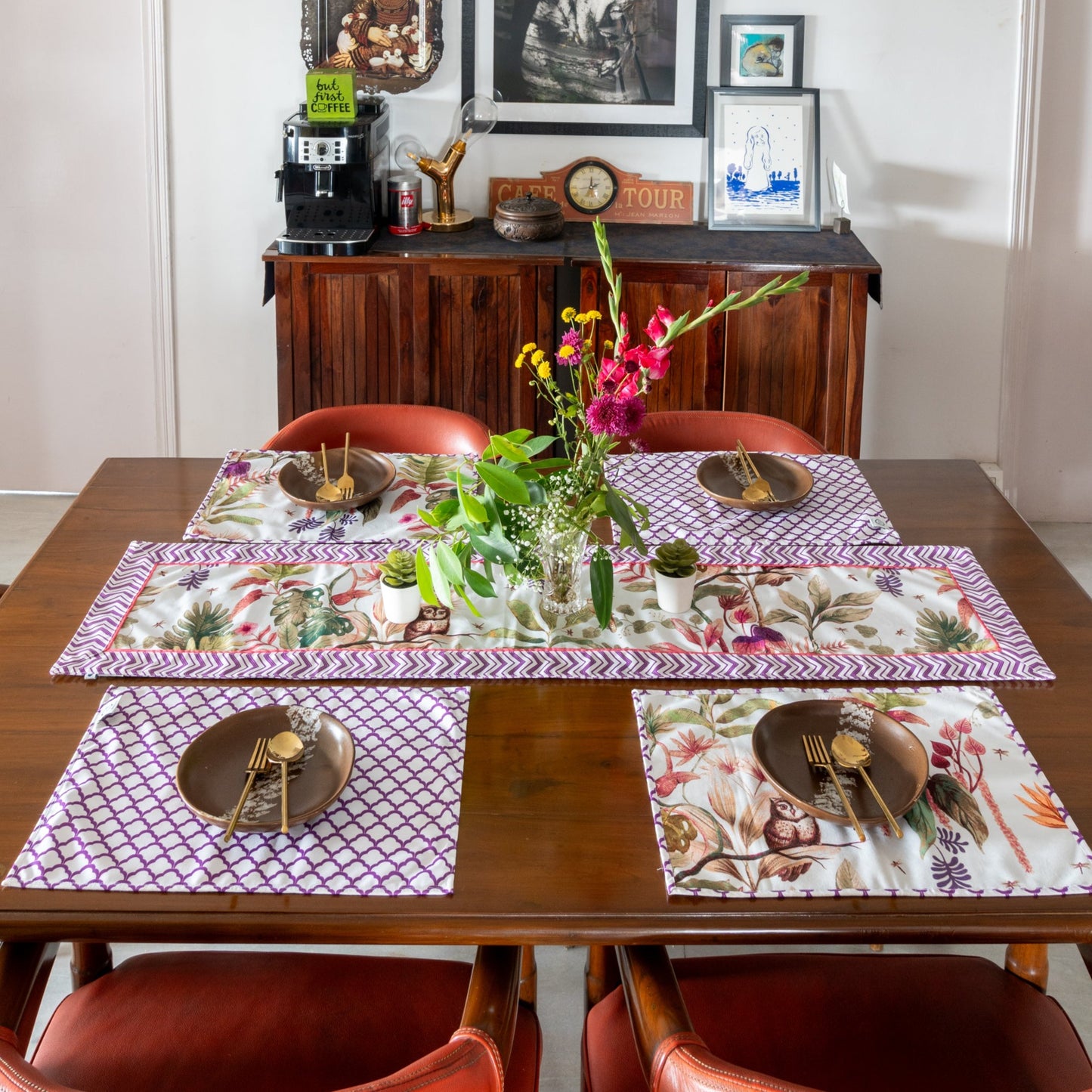 Whimsical Owl Runner