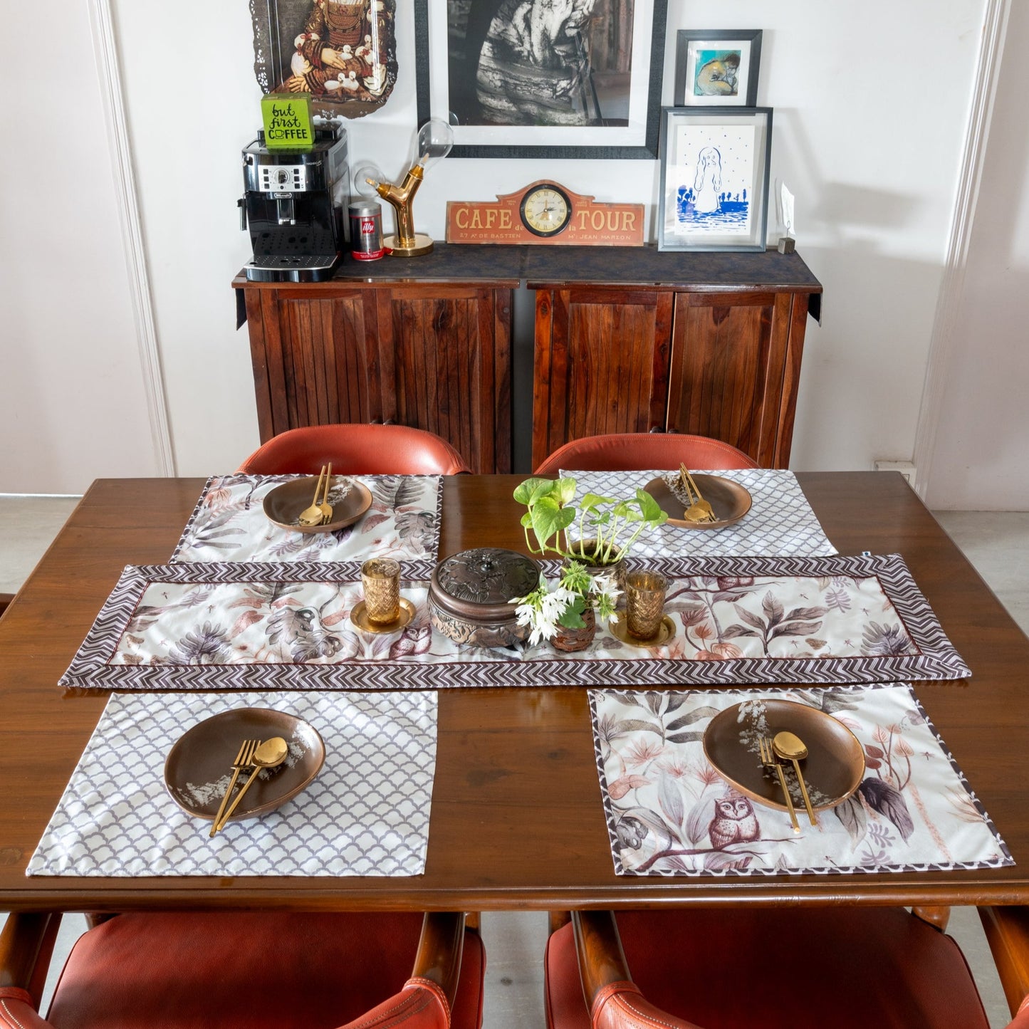 Whimsical Owl Runner