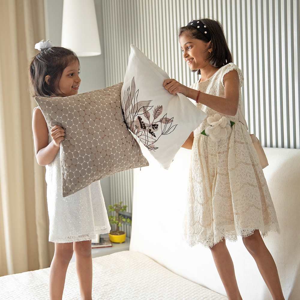 Leafy Affair Cushion Cover