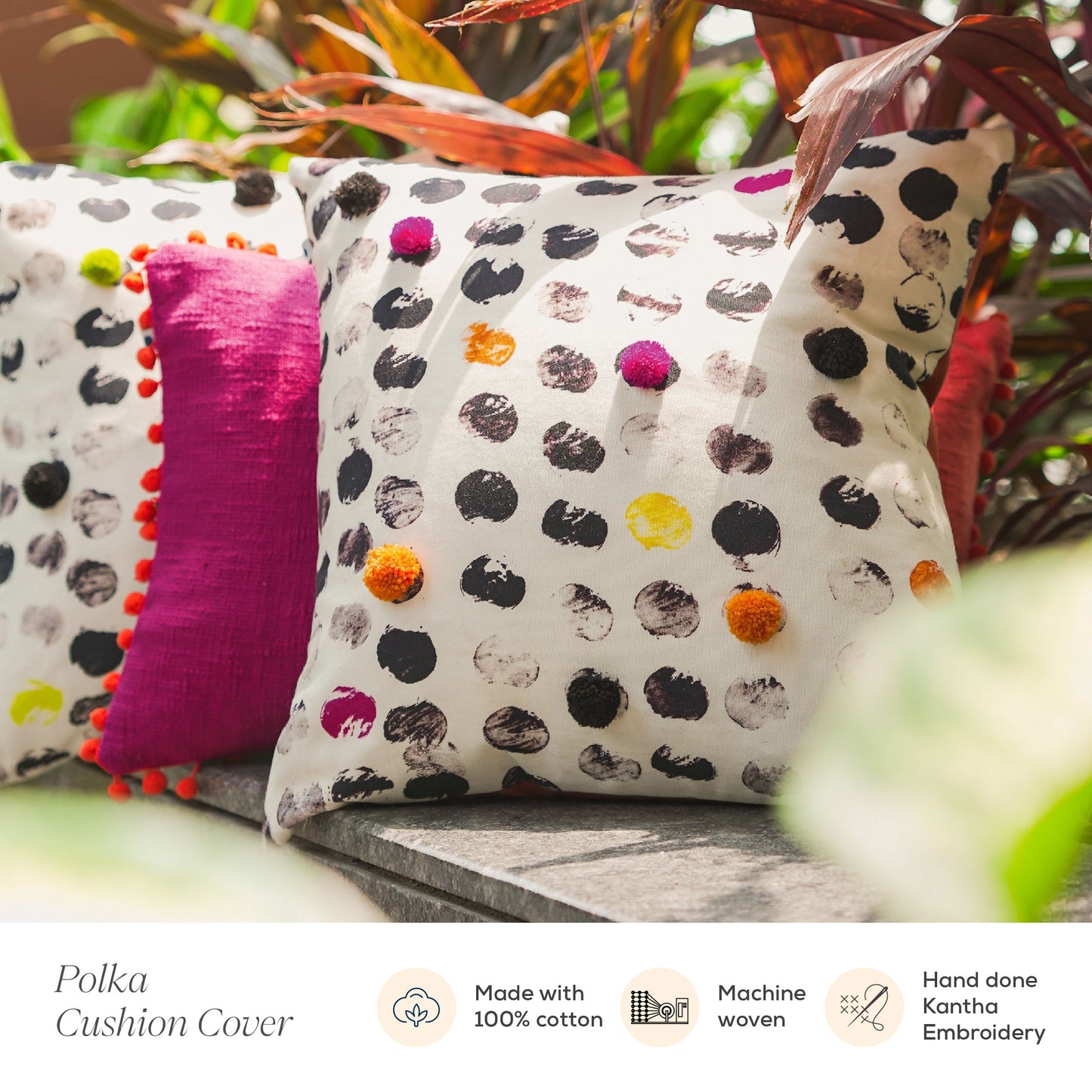 Polka Cushion Cover