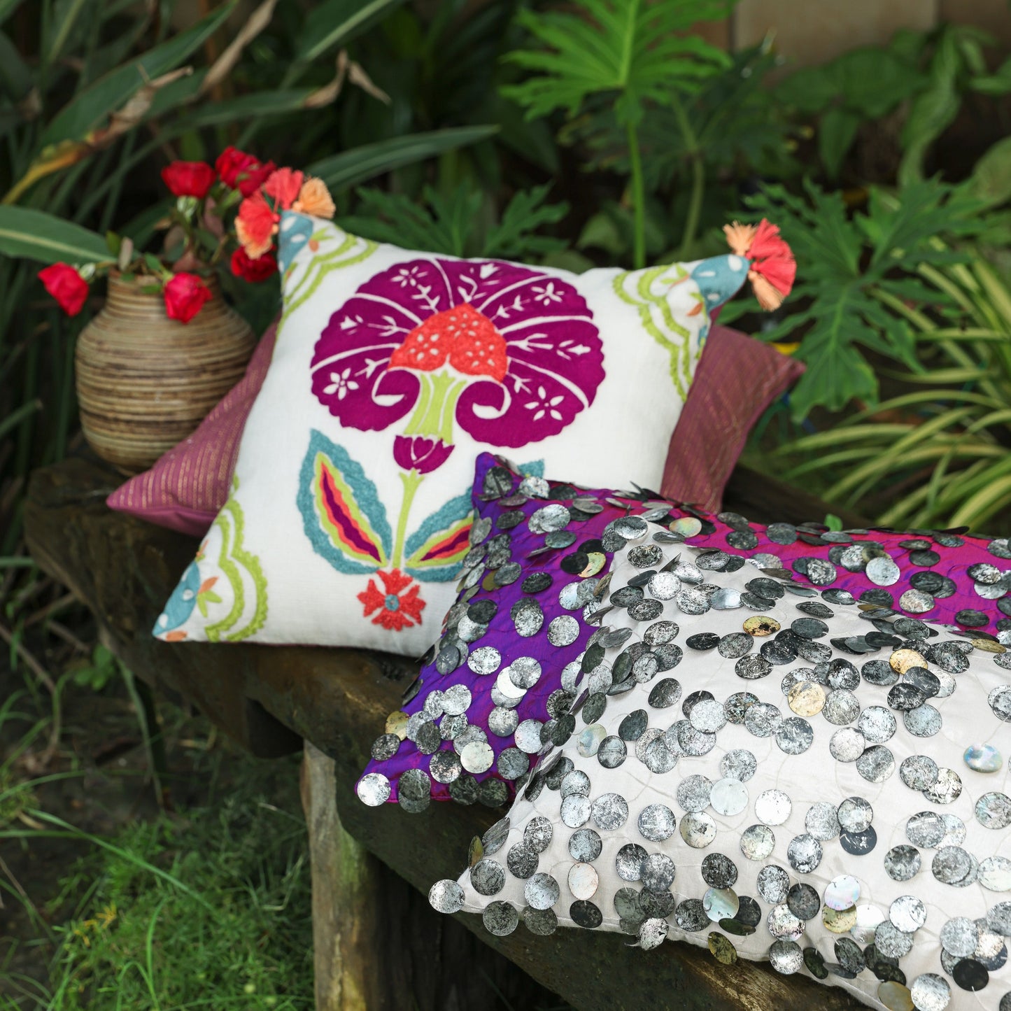 Saubhagya Hand embroidered Cushion