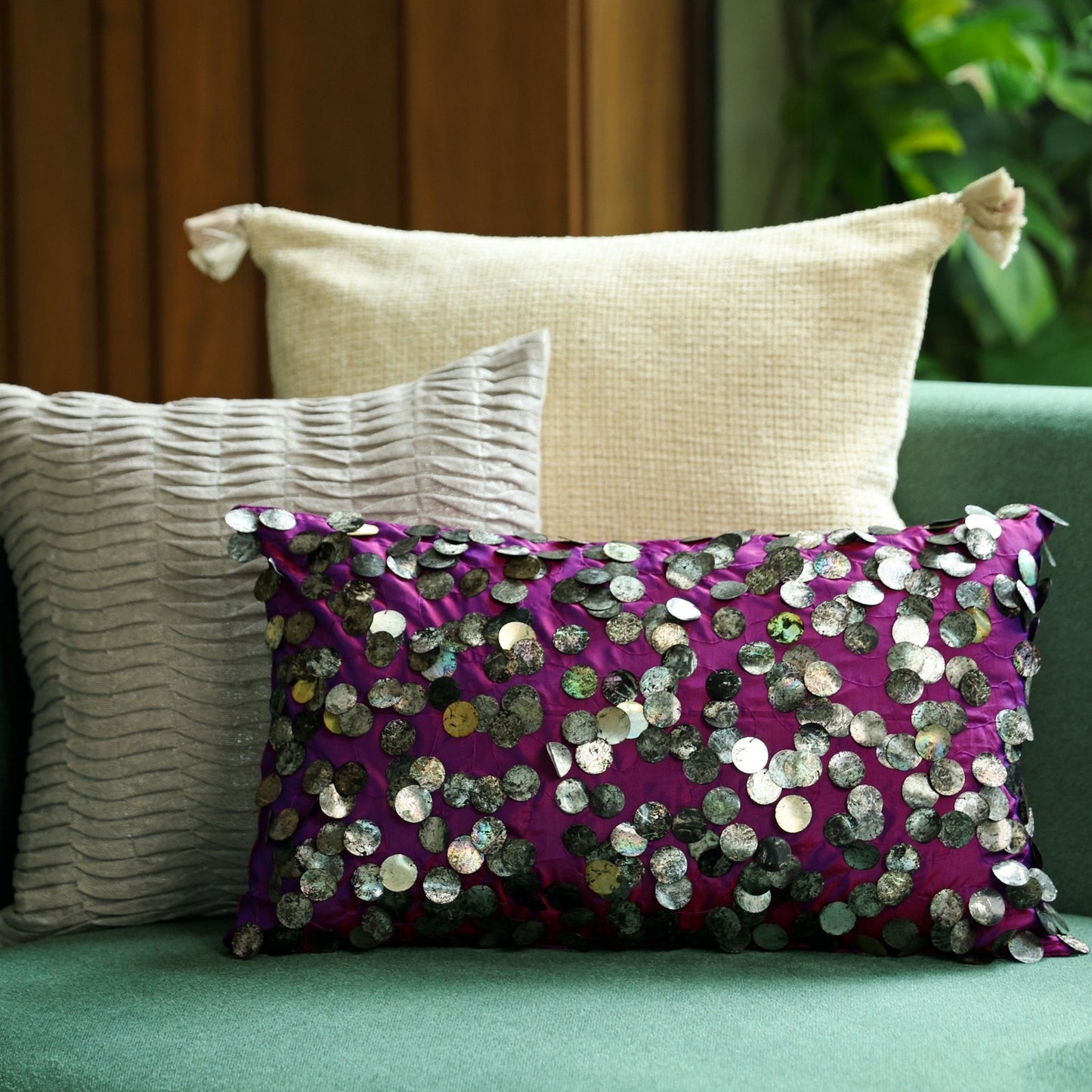 Tara Hand Embroidered Cushion