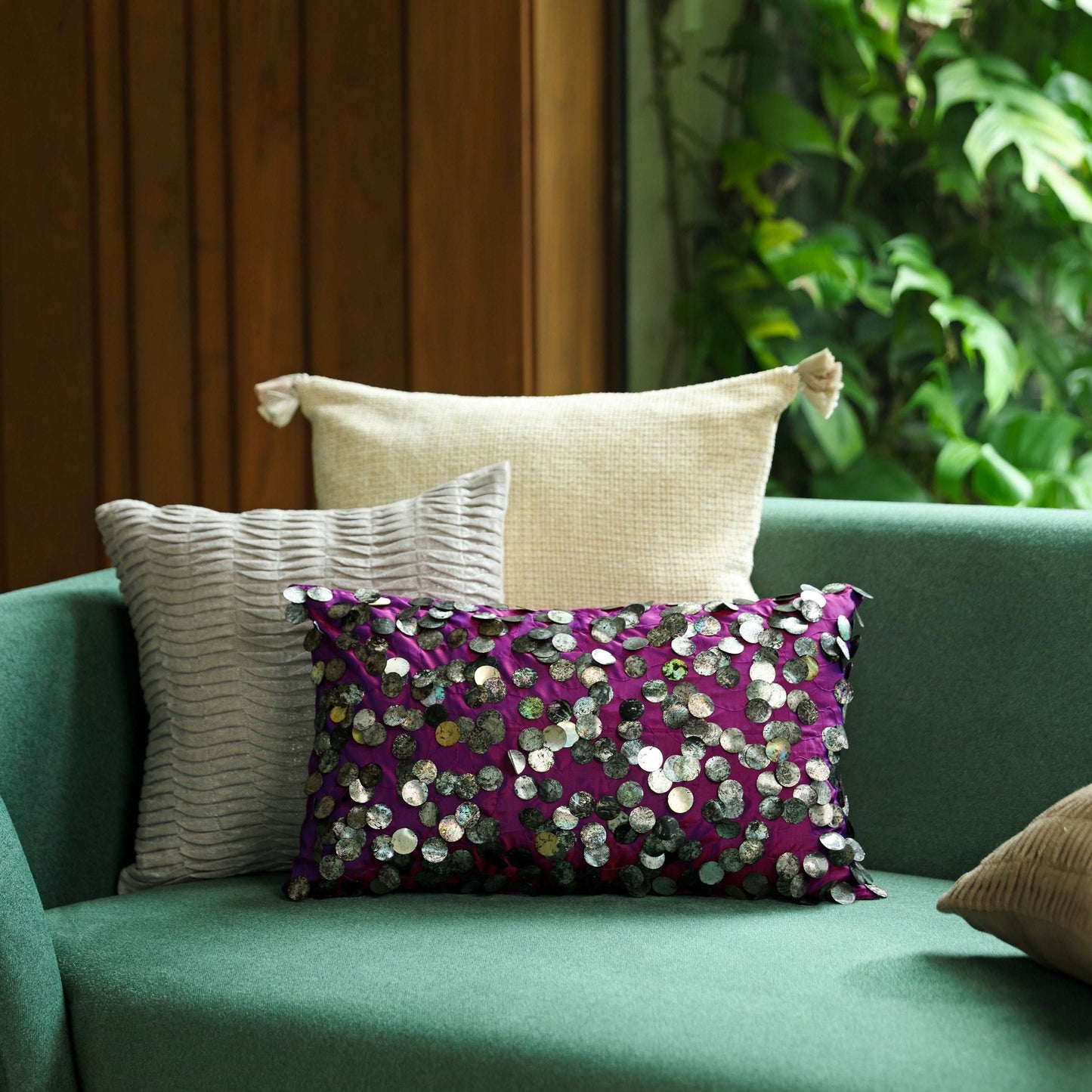 Chamak Cushion Cover