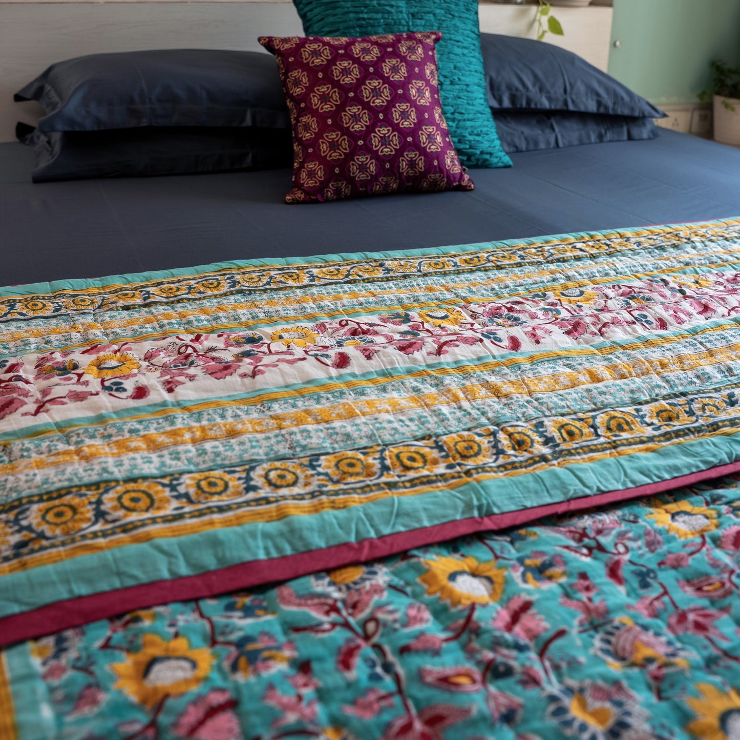 Turquoise Sunshine Dohar