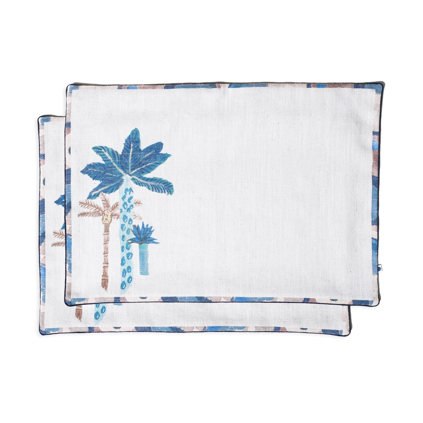 Palm – Blue Table Linen Set