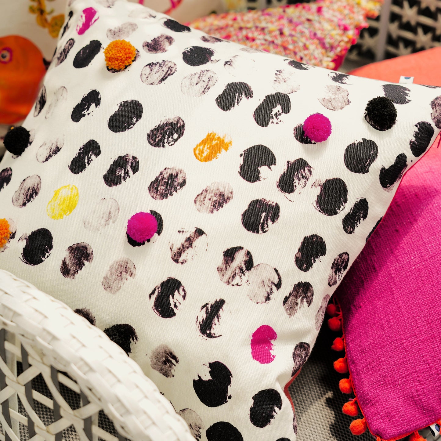 Polka Cushion Cover