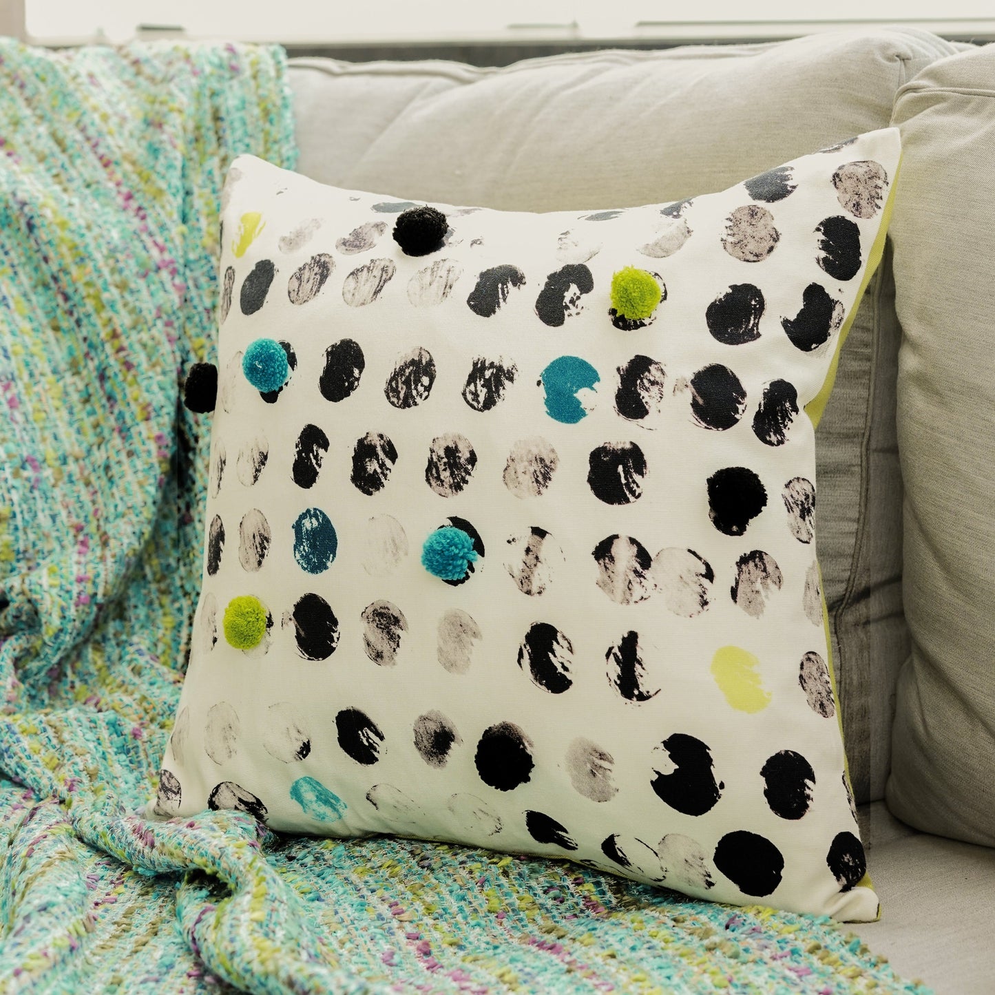 Polka Cushion Cover