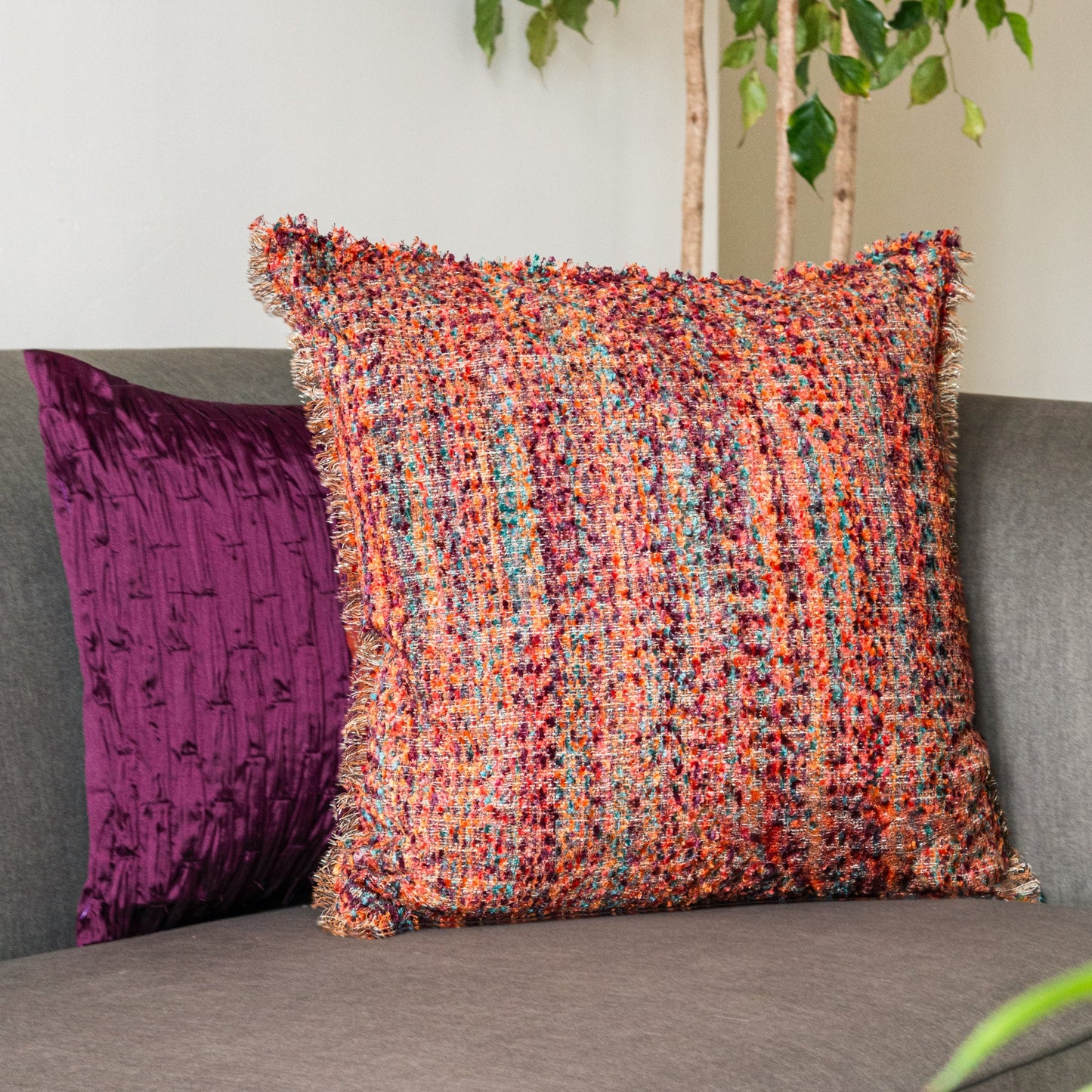 Selene Purple Cushion Cover
