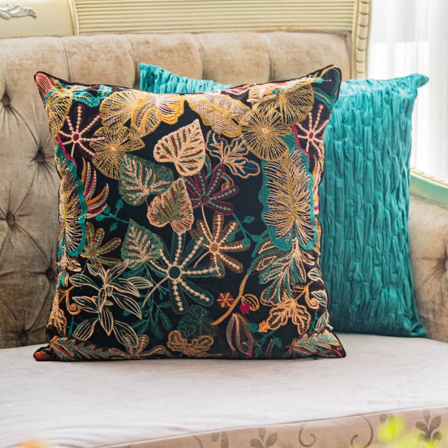 Selene Emerald Cushion Cover