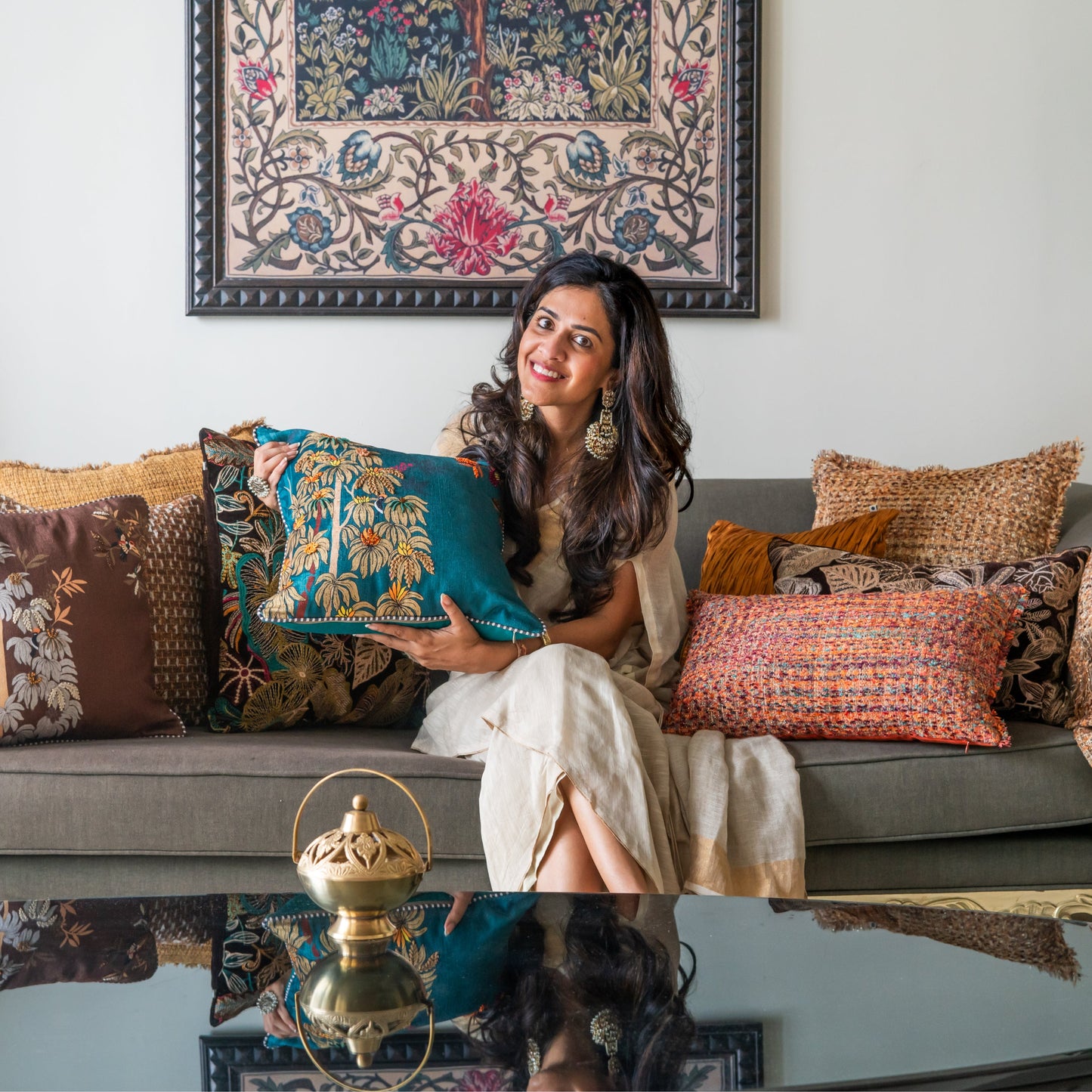 Vyana Verdant Cushion Cover