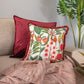 Wildflower Red Cushion Cover