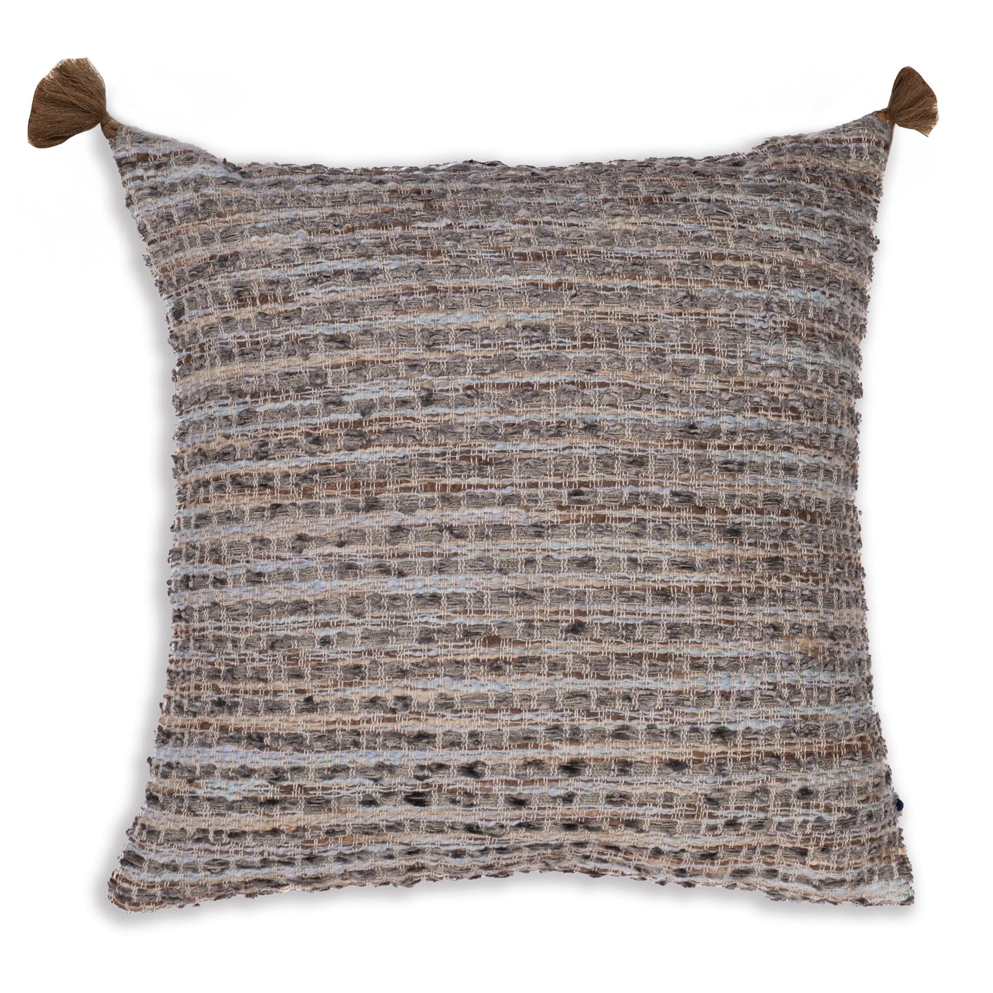 Teak Grey Handwoven Cushion Cover