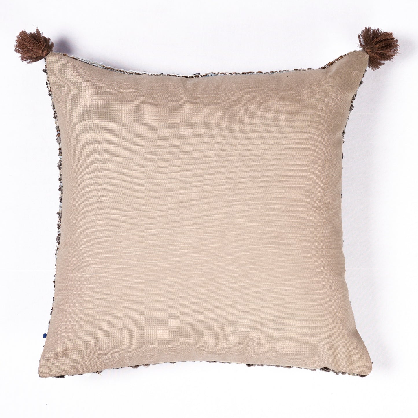 Teak Grey Handwoven Cushion Cover