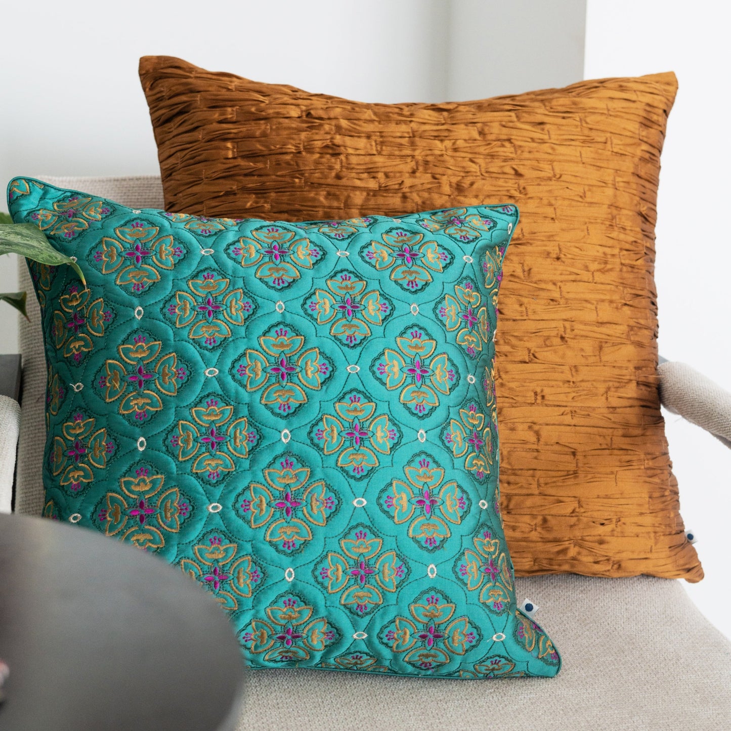 Selene Mustard Cushion Cover