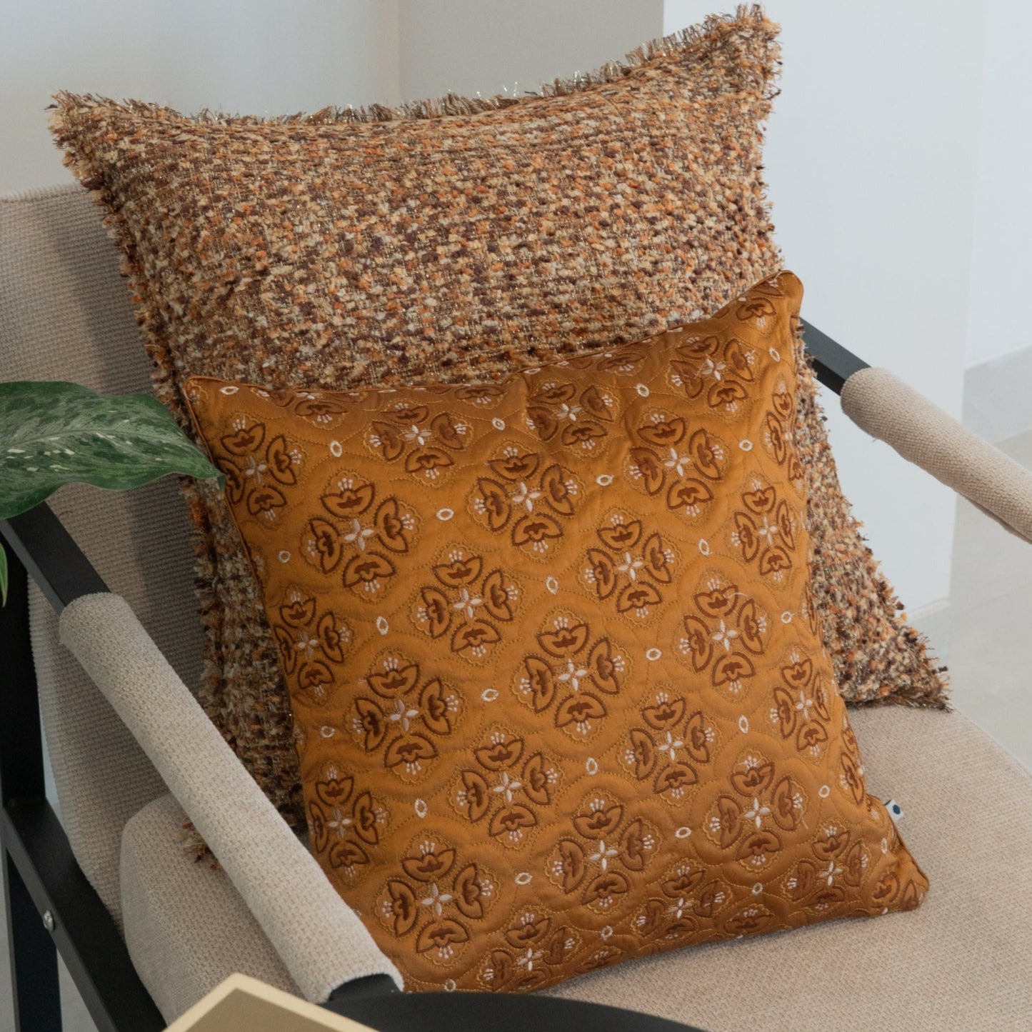 Ananta Mustard Cushion Cover