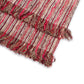 Sombre Red Handwoven Throw