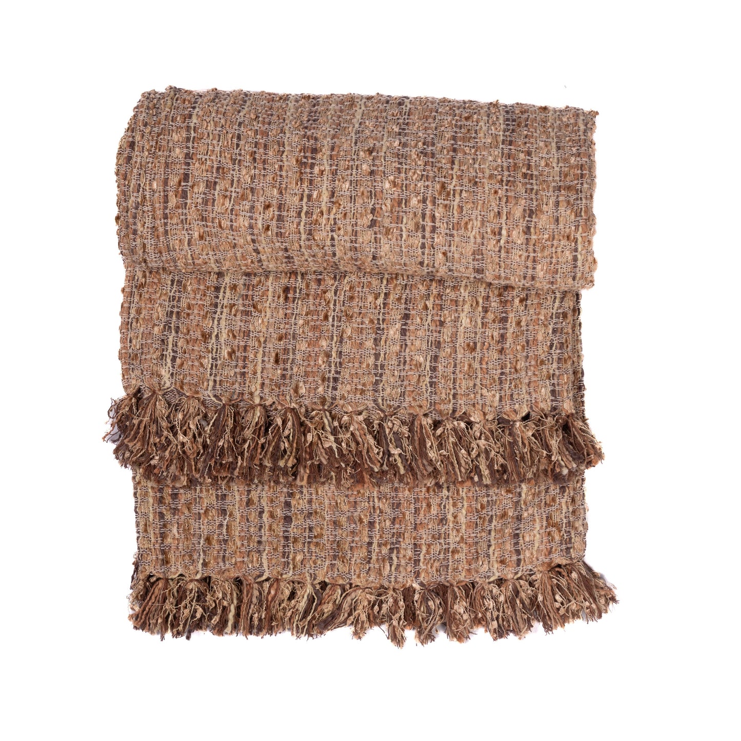 Thatched Brown Handwoven Throw