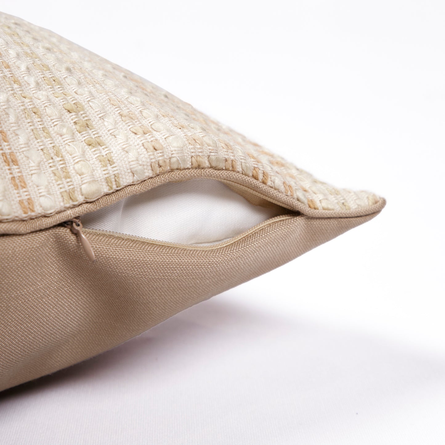 Mirage Neutral  Handwoven Cushion Cover